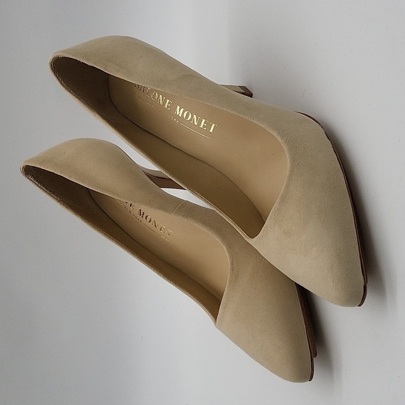 1160- Salone Monet Anita Suede High Heels Size 9 NWT – w/ Box & Dust Bag - Picture 4 of 14